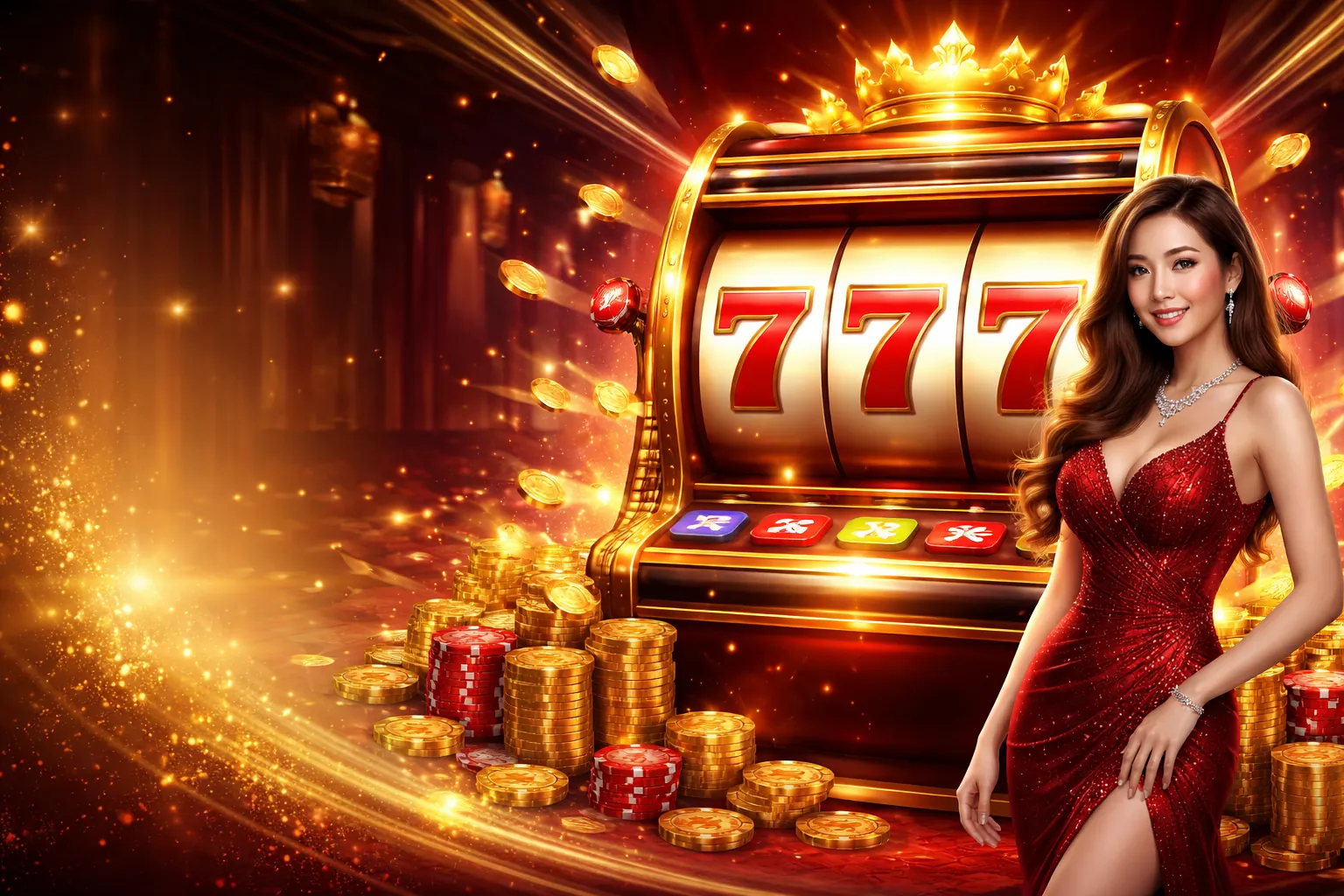 Máy slot game rực rỡ tại f169 cổng game, biểu tượng chiến thắng
